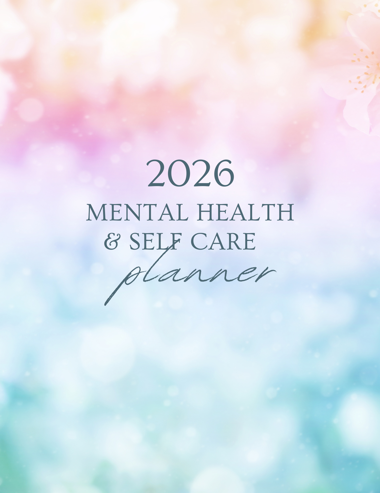 Mental Health & Self Care Planner