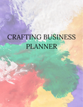 Craft Business Planner & Template Set | 2026 Calendars + 52-Week Undated Planning | Taxes, Inventory, Pricing, Branding Kit, Marketing & More | 105 Pages | MRR + PLR | Instant Download